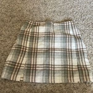 Shein plaid skirt